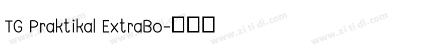 TG Praktikal ExtraBo字体转换
